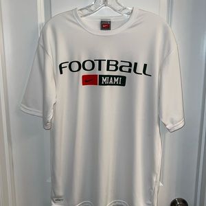 Nike Fit Miami Hurricanes Football shirt (Small)